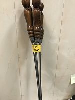 Двойной шампур "Финист" c деревянной ручкой, 55 см