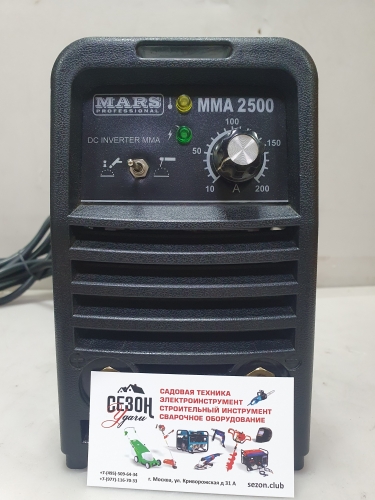 Сварочный аппарат MARS MMA 2500 (КОМПЛЕКТ) фото 2