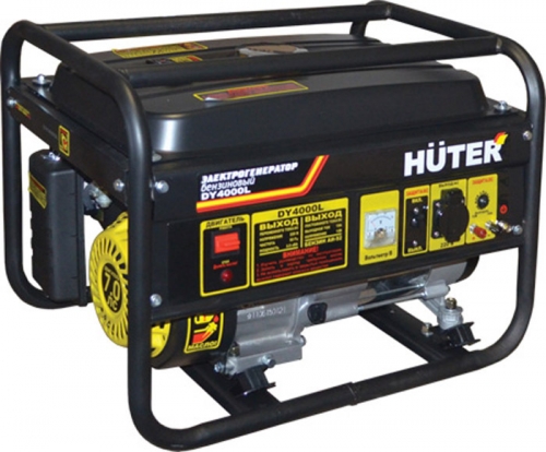 Бензиновый генератор HUTER DY4000L фото 2