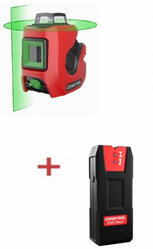 Комплект лазерный нивелир Condtrol Neo G1-360+ сканер проводки Drill Check