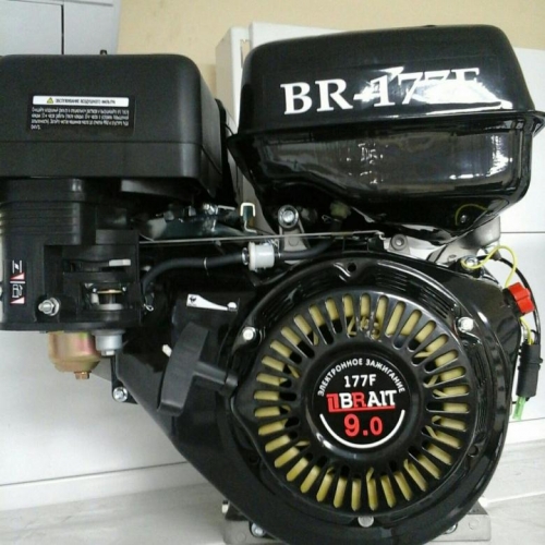 Двигатель бензиновый BRAIT 409P (177F, 9л.с.)