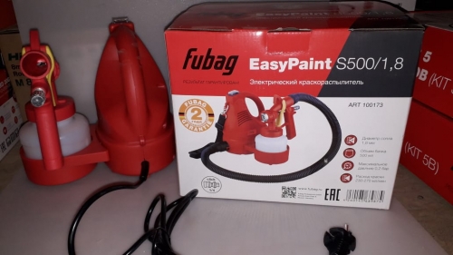 Электрический краскораспылитель FUBAG EasyPaint S500/1.8 100173