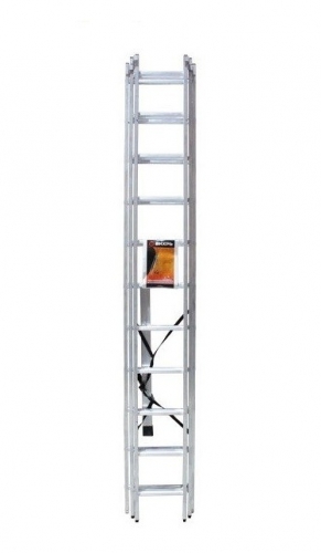 Лестница алюминиевая трёхсекционная ЛА 3х11 Вихрь