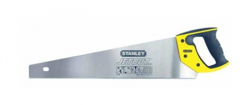Stanley ножовка по дереву "jet-cut" с мелким закаленным зубом 11 х 380mm (2-15-594)
