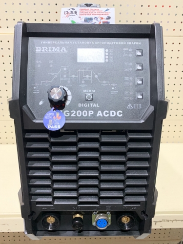 Инверторная установка для аргоно-дуговой сварки BRIMA TIG 200P AC DC DIGITAL фото 2