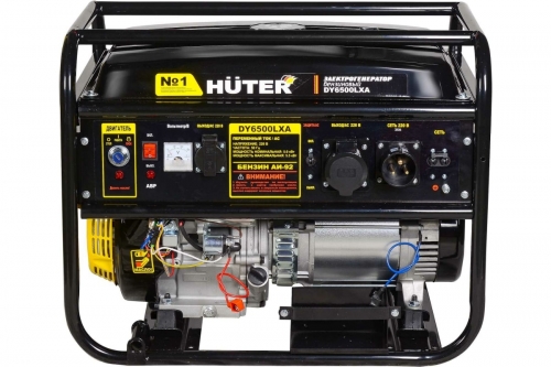 Бензиновый генератор HUTER DY6500LXA фото 4