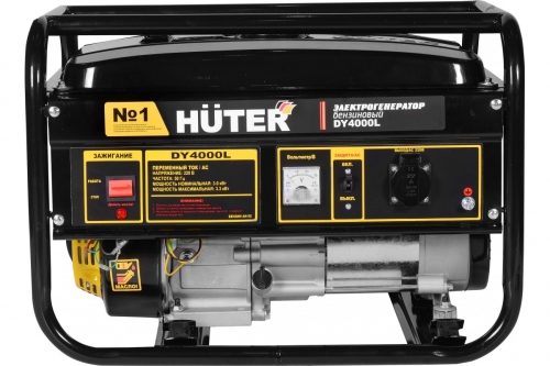 Бензиновый генератор HUTER DY4000L фото 6