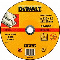 DeWalt DT 42610 Диск отрезной вогнутый,ф230х22.2х3мм,д\металла