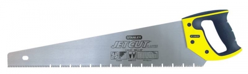 Stanley ножовка по дереву "jet-cut" с мелким закаленным зубом 11 х 450mm (2-15-595)