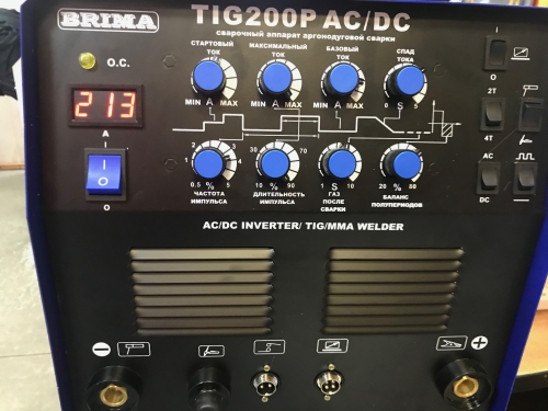 Аппарат для аргонодуговой сварки Brima TIG 200 P AC/DC