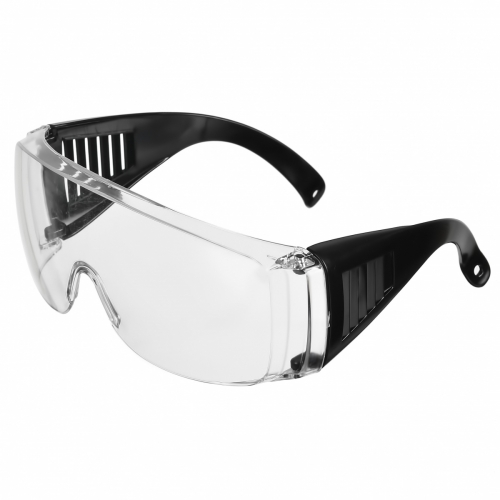 Защитные очки P.I.T. (прозрачные,прорезиненные душки)