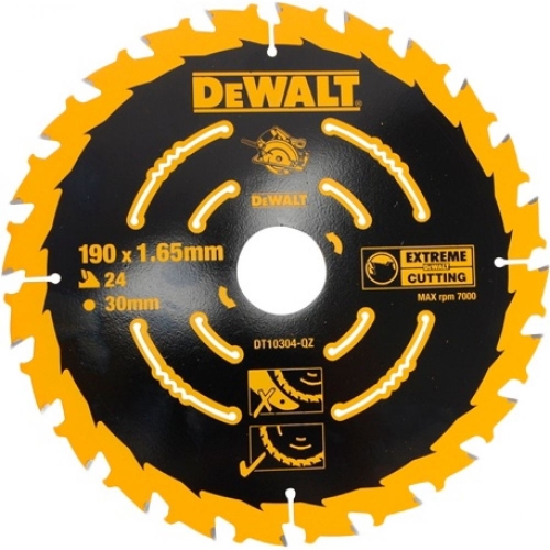 Пильный диск DEWALT EXTREME DT10304, по дереву 190/30, 1.0/1.65 Z24
